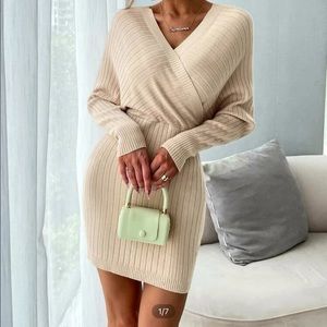 Mini sweater dress